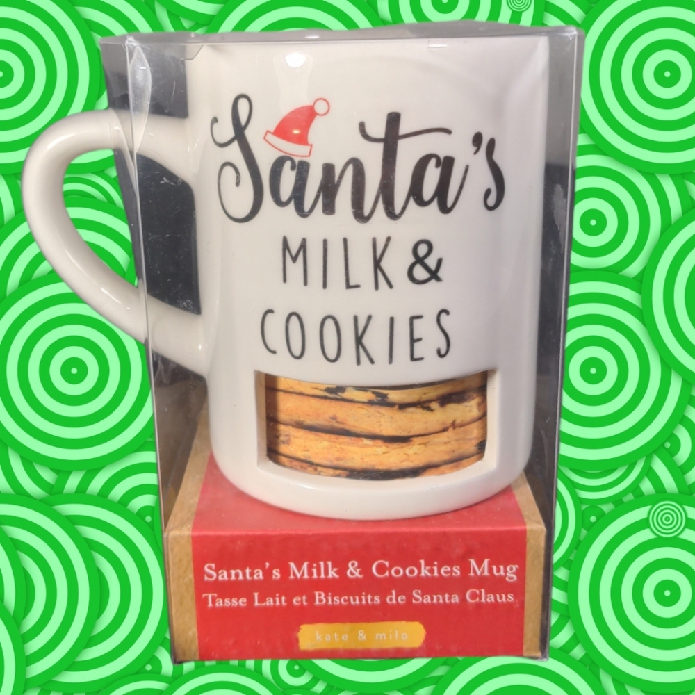 Kate & Milo Santa's Milk & Cookies Mug